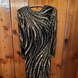 Vintage ShoMax Silk Gown